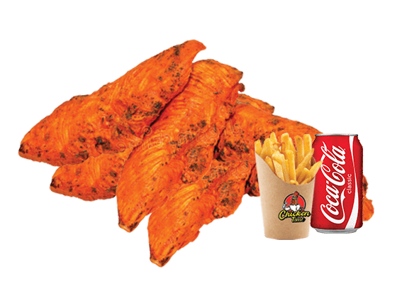 Livraison MENU TEX MEX  MENU TIKKA STRIPS 